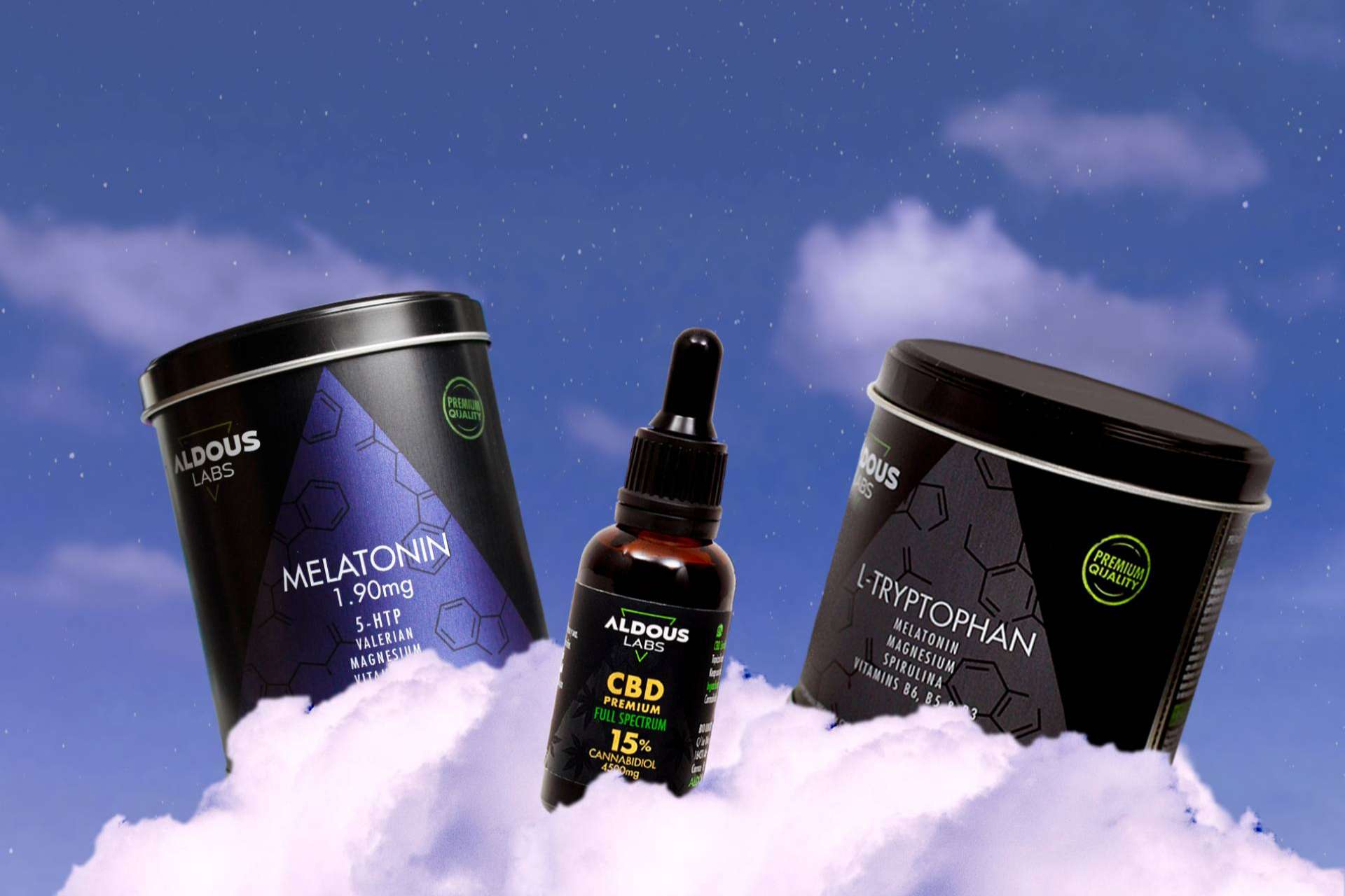 Aldous Labs ayuda a combatir problemas de sueño y ansiedad con el CBD, la melatonina y el triptófano