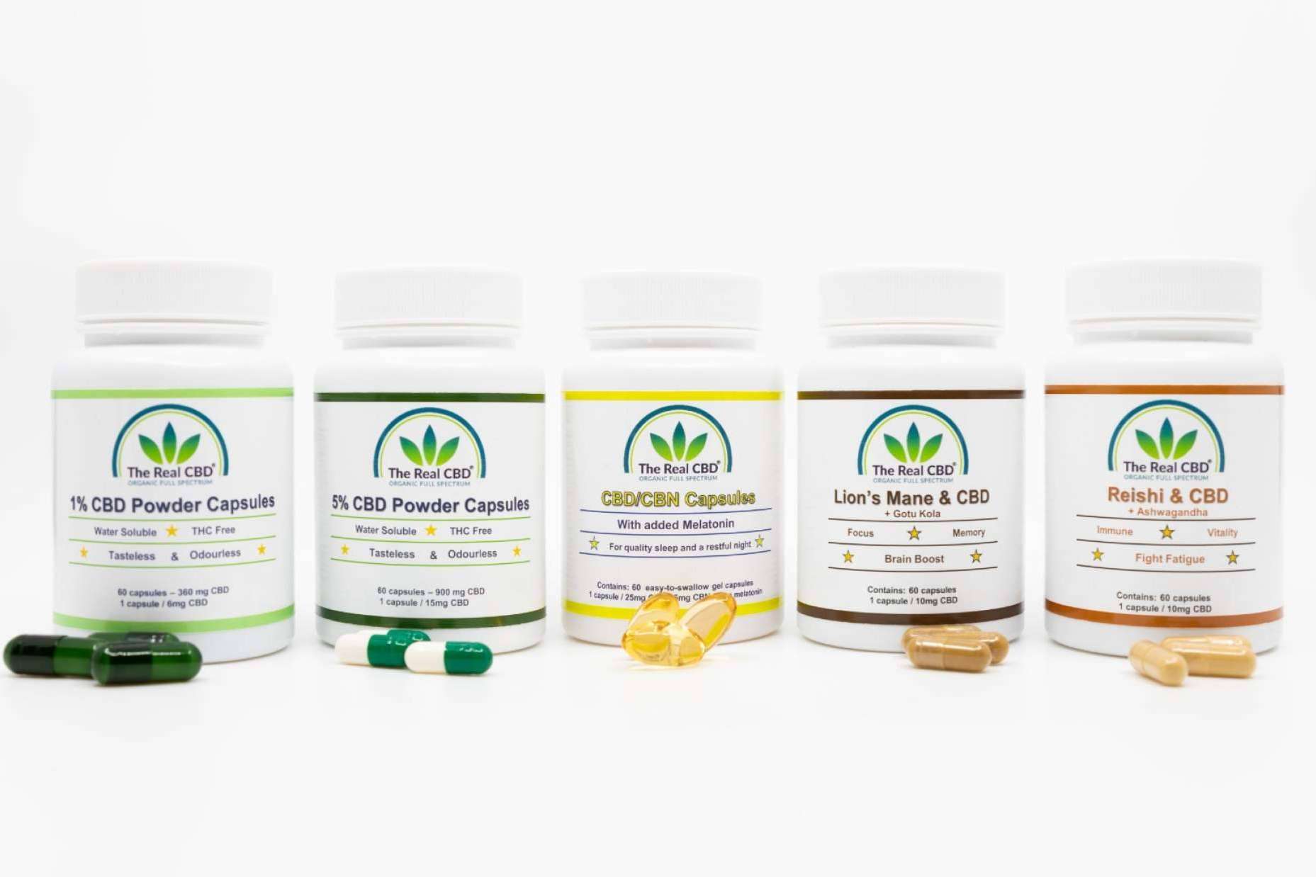 La gran variedad de cápsulas de CBD de CBDrocks